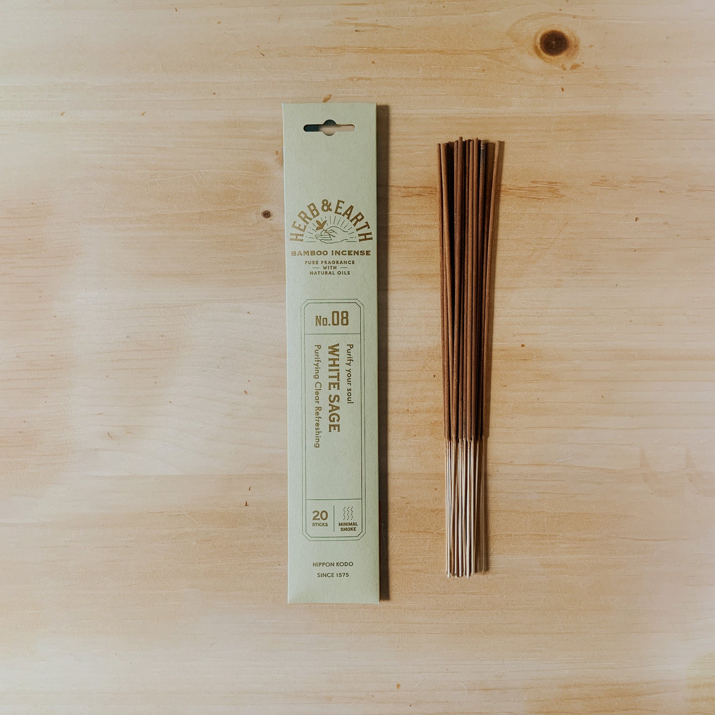White Sage - Bamboo Incense Sticks