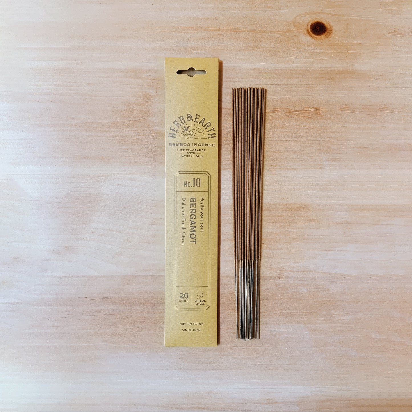 Bergamot - Bamboo Incense Sticks
