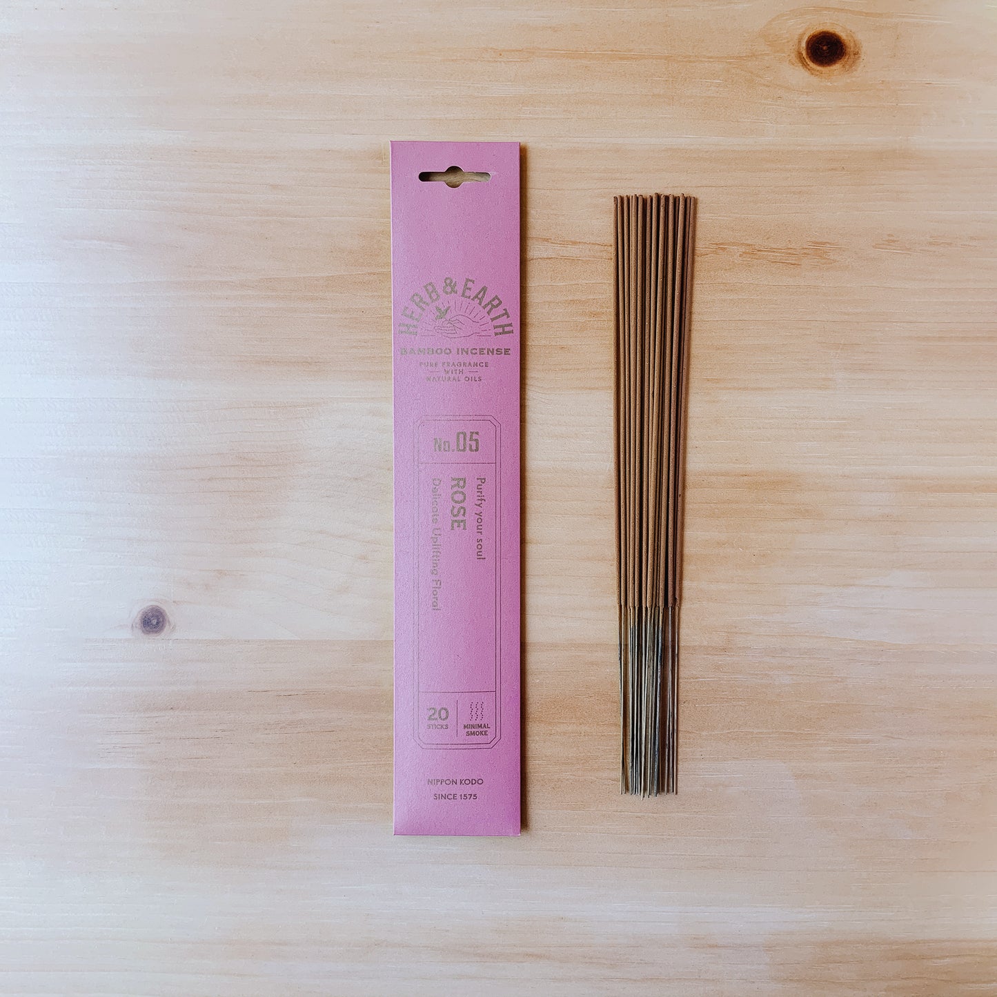 Rose - Bamboo Incense Sticks